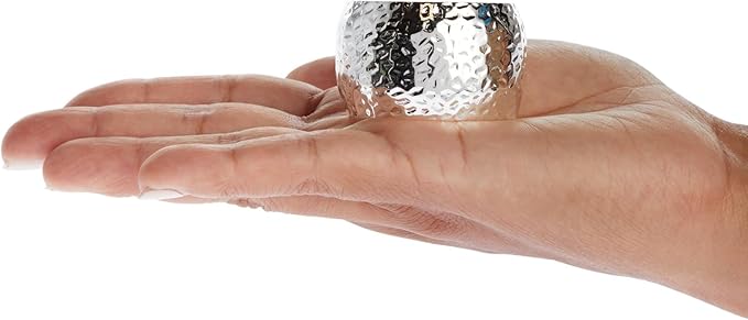 Farmlyn Creek Silver Napkin Rings Set of 12-1.8 in Round Polished Zinc - Image 5