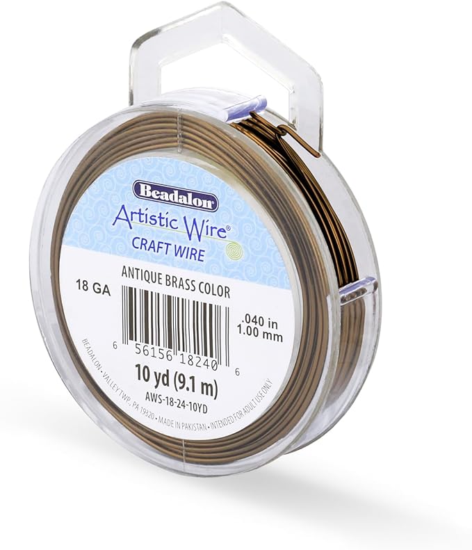 Artistic Wire, 18 Gauge Tarnish Resistant Colored Copper Craft Wire, Antique by Unknown