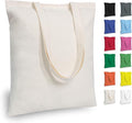 TOPDesign 12-Pack Economical 16"x15" Cotton Tote Bags, Lightweight Medium by TOPDesign