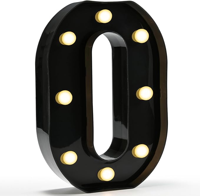 Pooqla Decorative Led Light Up Number Letters by Pooqla