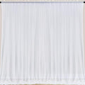 10x10 White Tulle Backdrop Curtains by WishCare