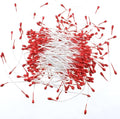HAHIYO 700Pcs 3mm Red Pearl Double Head Flower Stamen Pistil Hand-Made by HAHIYO