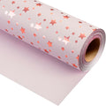 Burymento Gold Foil Five-Pointed Star Wrapping Paper, Reversible Pink Gift Wrap by BurymentoisaprofessionalwrappingpaperbrandThewrappingpaperismadeofkraftpaperpearlescentmatteglossyglitterbrushedlaserandothermaterialsdouble-sidedprintingbackcuttingandotherdetailsOriginalpatternscarefullymadewrappingpaperbrand