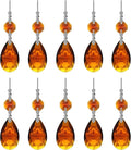 10pcs Crystal Prisms Chandelier Amber Ornament Pendants Rainbow Maker 38mm Drop by LONGSHENG-SINCE2001-