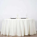 Efavormart Round Tablecloth, 132 Inch Stain & Wrinkle Resistant Washable Table by efavormart