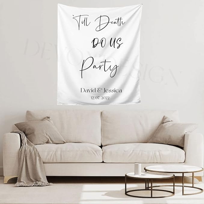 Till Death Do Us Party Backdrop - Image 4