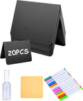 20PCS Mini Chalkboard Signs for Food, Reusable and Reserved Table Signs by YZLIANGYUAN