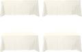 BRILLMAX 4 Pack Ivory Tablecloths by BRILLMAX