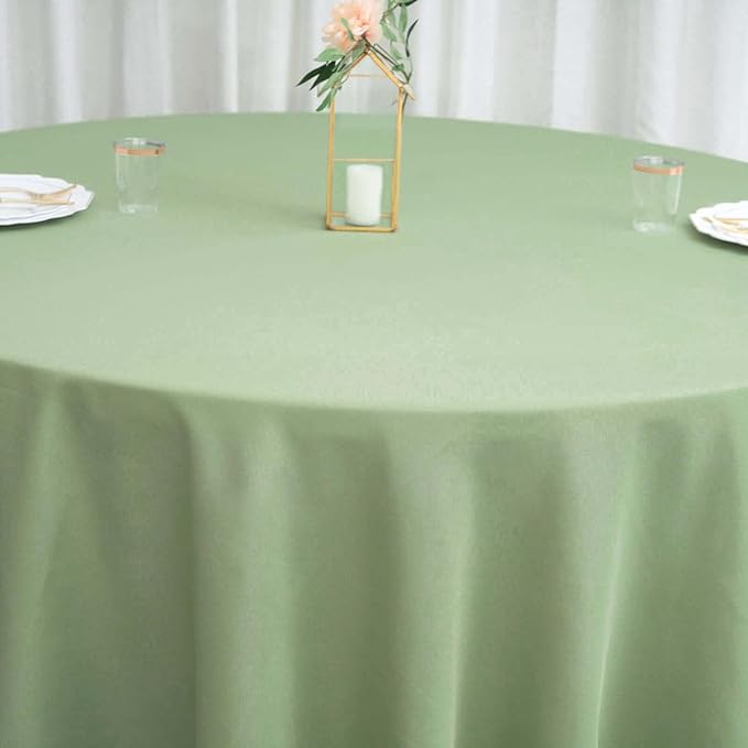 Efavormart Round Tablecloth, 108 Inch Stain & Wrinkle Resistant Washable Table - Image 9