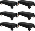 VidaFete Tablecloth 60 * 120nch 6pack Rectangle Table Cloth Polyester, Stain by VidaFete
