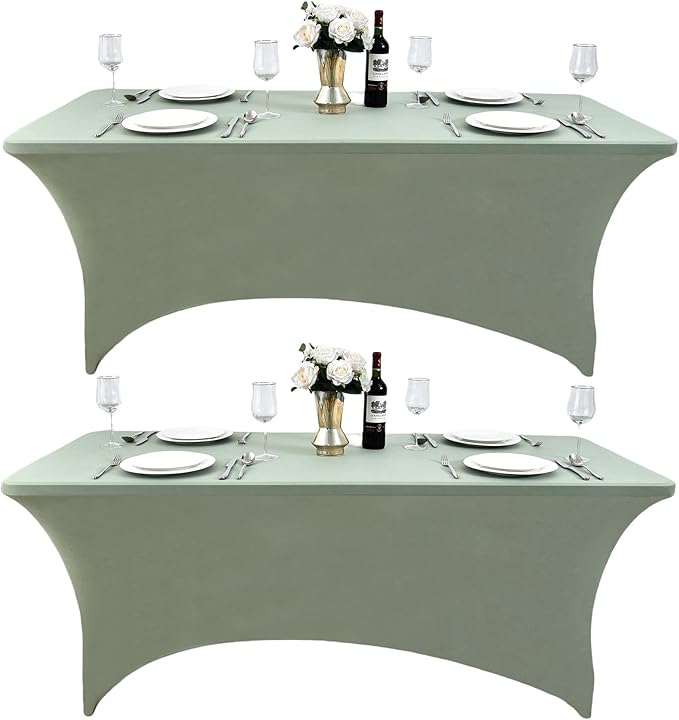 121 2-Pack 6ft Spandex Table Covers by Unknown