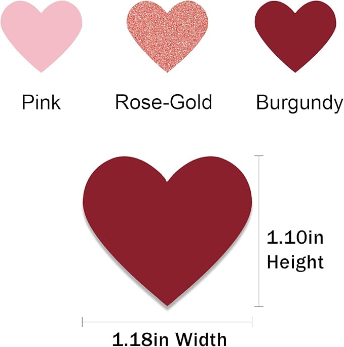 Rose-Gold Pink Burgundy Party Decorations - Image 2