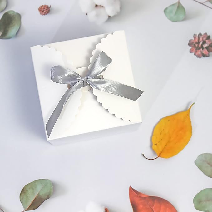 WEWILUCK Small White Gift Box, Bridesmaid Proposal, Galentine's Day Presents - Image 7