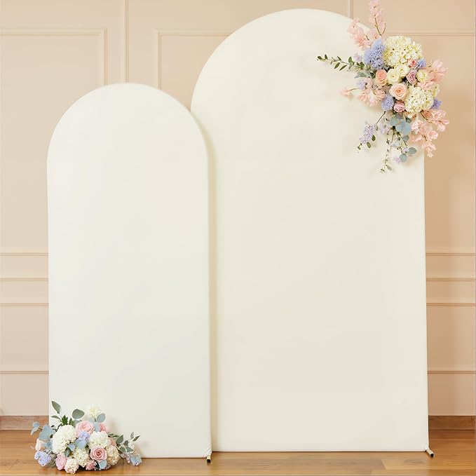 7.2FT 6FT Arch Backdrop Cover for Wedding, Birthday Party Decor, Chiara - Image 7