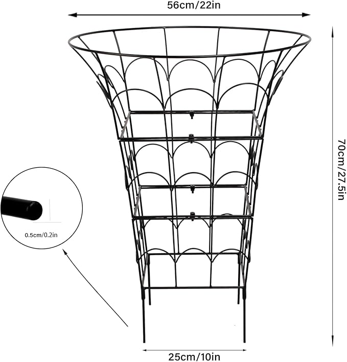 COOOXIM Peony Cages & Supports - Image 2