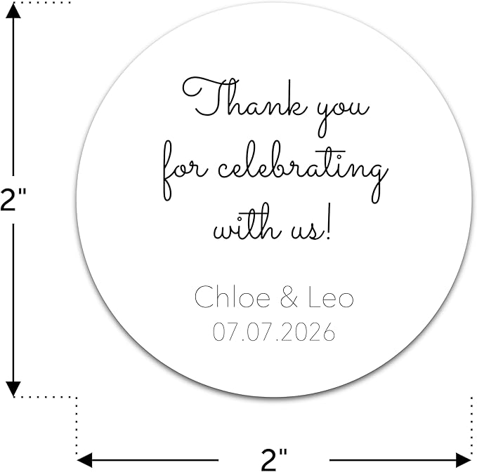 Personalized Wedding Stickers - Image 2