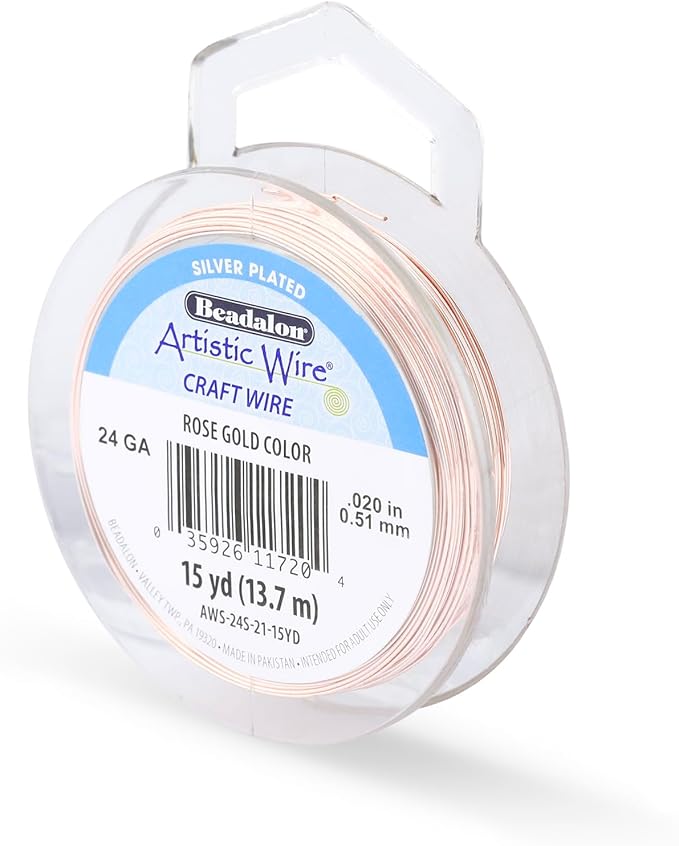 Artistic Wire, 24 Gauge Silver Plated Tarnish Resistant Colored Copper Craft by ArtisticWire