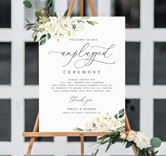 Wedding Welcome Sign, Wildflower Welcome Sign, Pole Mount - Image 3