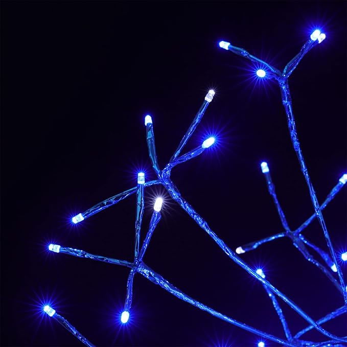 Christmas led Sparkle Ball Hanging Outdoor décorations -Haning Twig Ball - Image 5