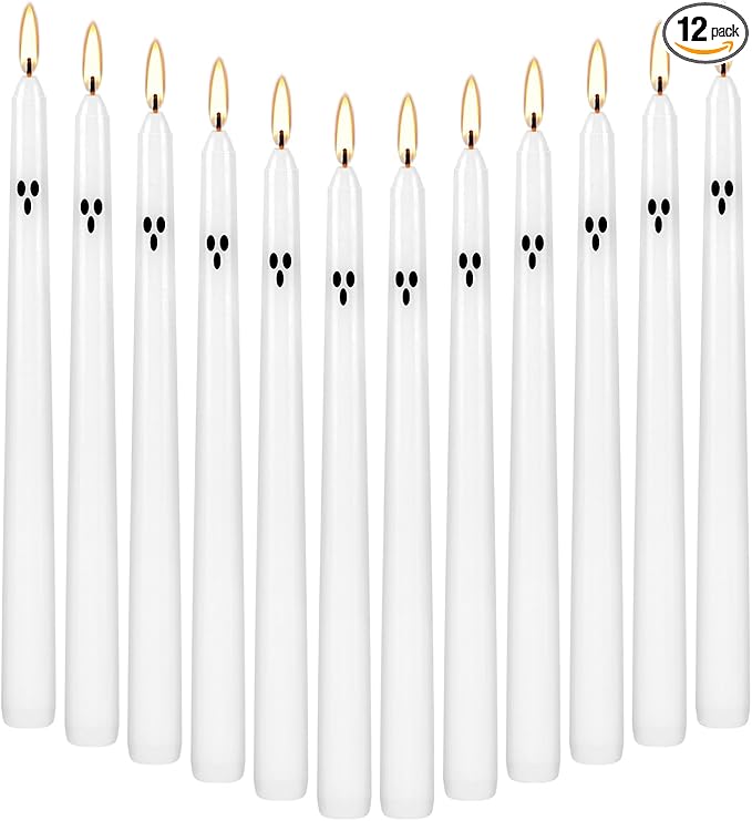 12 Pack Halloween Taper Candles by Grcdoyvl