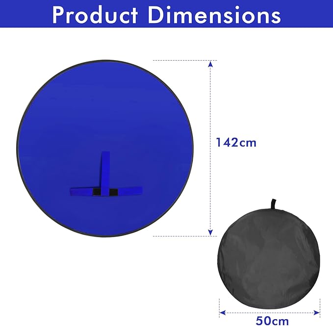 Portable Blue Screen Chair, 57 in BlueBackdrop - Image 2