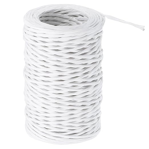 PATIKIL 164 Feet Floral Bind Wire Wrap Twine, 2mm Florist Wire Iron Wire Paper by PATIKIL