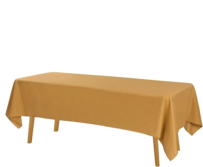 Rectangle Tablecloth 60x102 inch Washable Polyester Fabric Table Cloth - Image 2