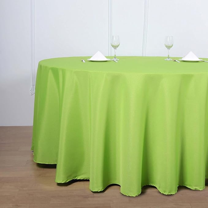 Efavormart Round Tablecloth, 120 Inch Stain & Wrinkle Resistant Washable Table - Image 8