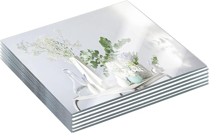 JAMBALAY 8" Square Mirror Centerpieces - Image 8