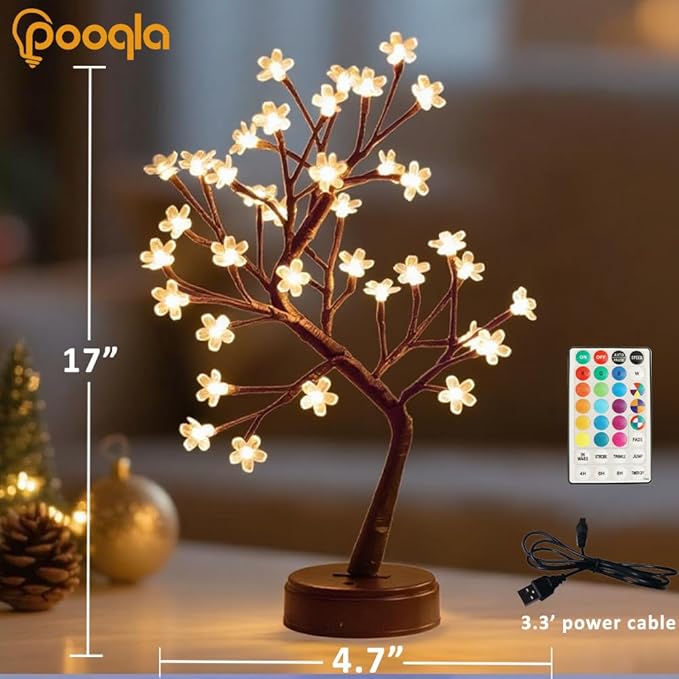 Pooqla RGB Cherry Blossom Tree Light - Image 6