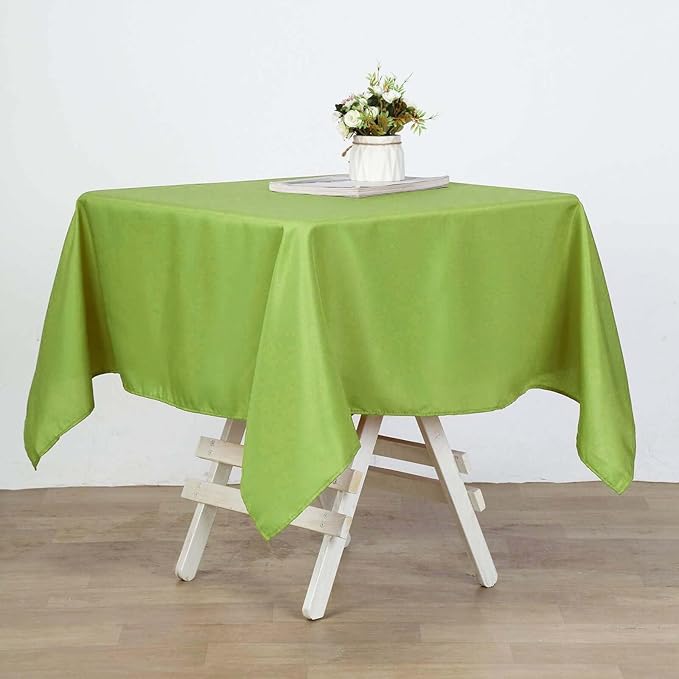 Efavormart 54x54 Lime Green Wholesale Linens Seamless Polyester Square Linen - Image 9