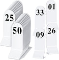 Remerry 50 Pcs Table Numbers 1-50 Acrylic Double Sided Number Cards Acrylic by Remerry