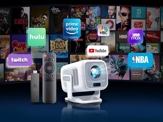 WEMI Native 1080P Smart Mini Projector - Image 3