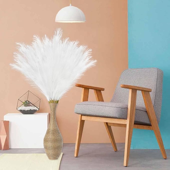35" Faux Pampas Grass Decor - Image 6