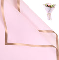 NESCCI 20 Sheets Pastel Pink Floral Bouquet Wrapping Paper by NESCCI