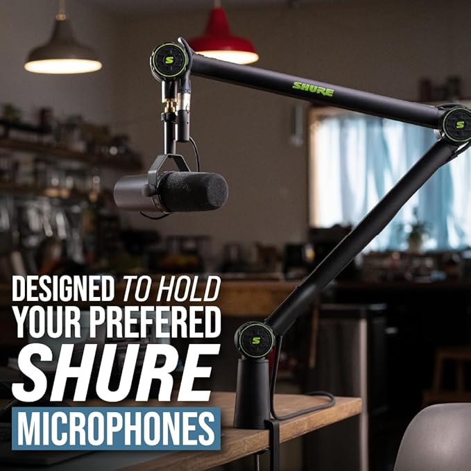Shure by Gator Deluxe Articulating Desktop Podcasting Mic Boom Arm - Image 11