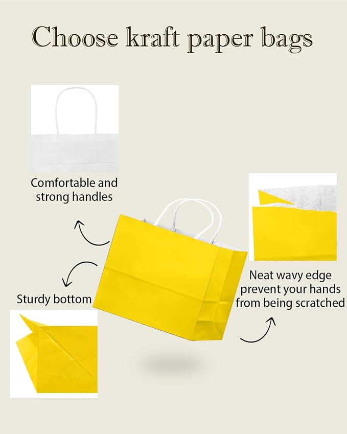 qiqee 100PCS Large Gift Bag - Image 3