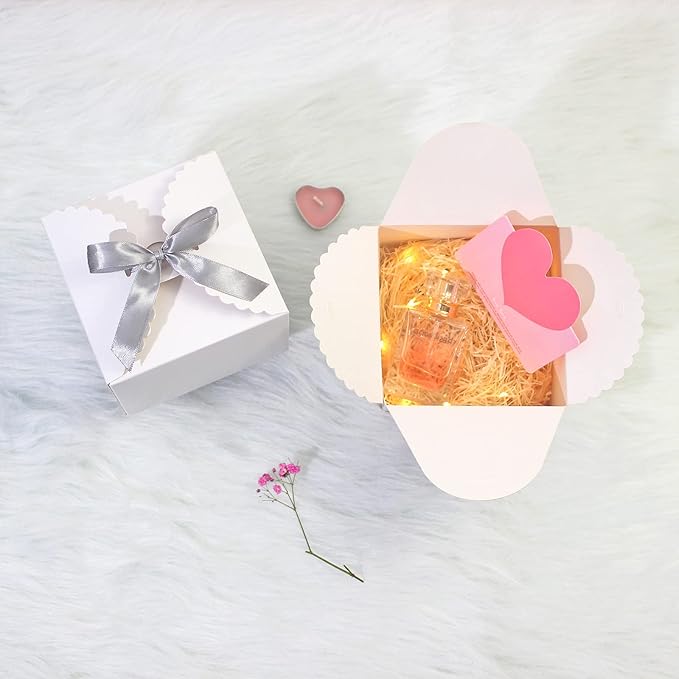 WEWILUCK Small White Gift Box, Bridesmaid Proposal, Galentine's Day Presents - Image 4