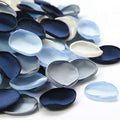 Floroom 500pcs Rose Petals Dusty Blue Navy Faux Silk Flower Petals by Floroom