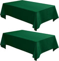Fitable Faux Linen Christmas Tablecloths 2 Pack, Burlap Textured Table Clothes by Fitable