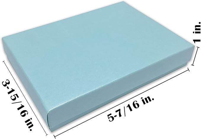 TheDisplayGuys - 25-Pack #53 Kraft Paper Cardboard Gift Boxes/Jewelry Cases w. - Image 2