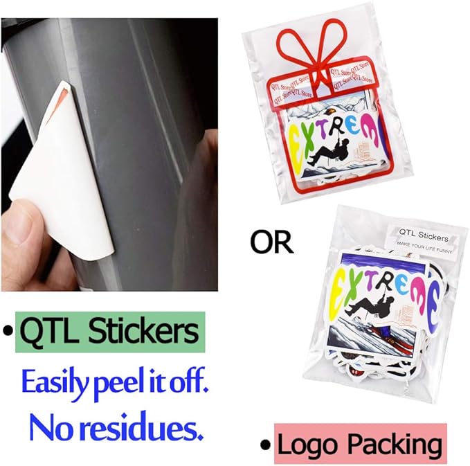 QTL Sport Stickers for Teens Kids Sport Stickers for Water Bottle Skateboard - Image 6