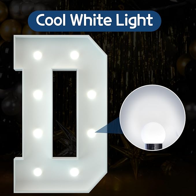 Marquee Letters 3 Feet Tall Large Light Up Letters Baby Shower Decorations - Image 2