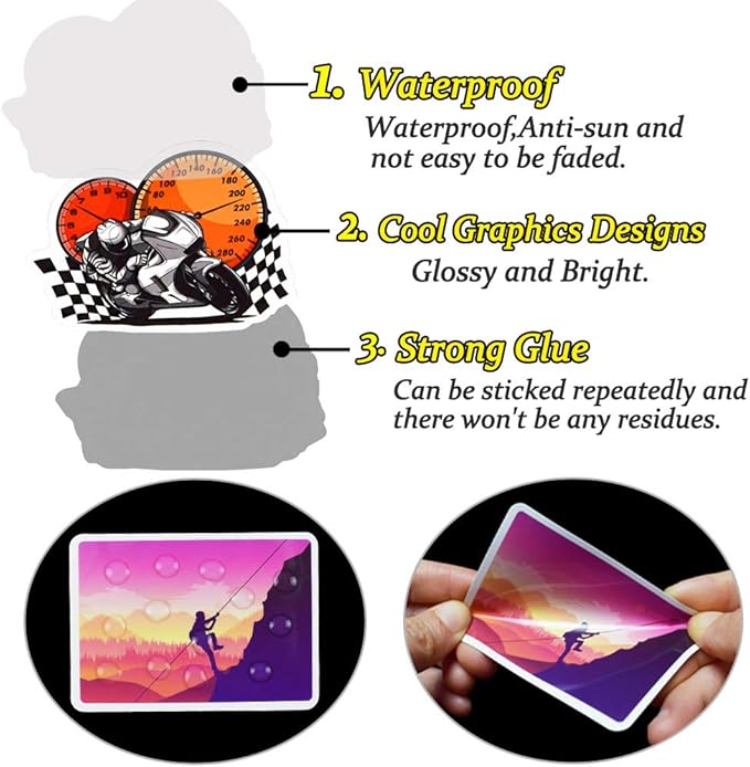 QTL Sport Stickers for Teens Kids Sport Stickers for Water Bottle Skateboard - Image 4