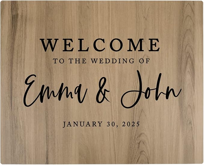 Andaz Press Large Wooden Welcome Sign by AndazPress