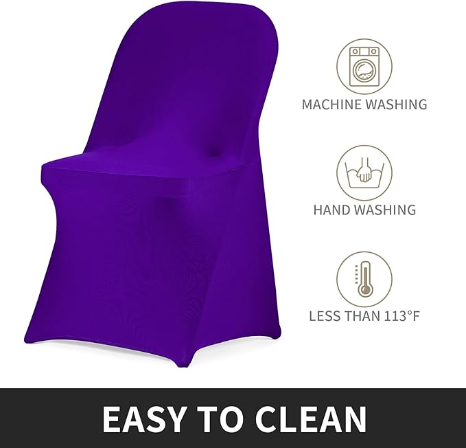 Peomeise Stretch Spandex Folding Chair Cover - Image 4