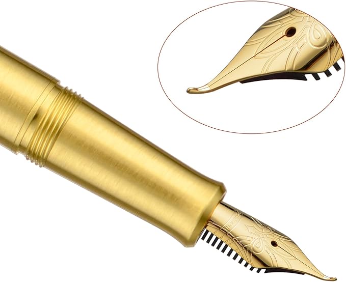 Hongdian M2 Mini Brass Fountain Pen - Image 3