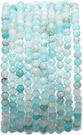 Faceted Natural Tianhe Stone Round Loose Semi Gemstone Beads by Beadia