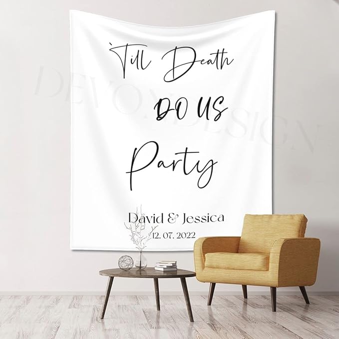 Till Death Do Us Party Backdrop - Image 7