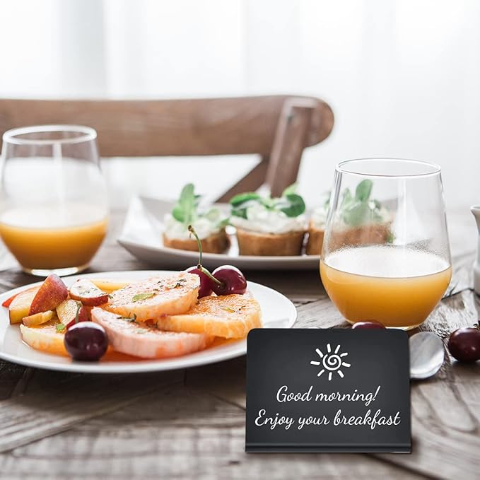 20Pcs Mini Chalkboard Signs for Food, Small L-Shaped Food Labels for Party - Image 6